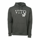 Vito Oliva Hanging Logo Hoodie - Grey - Escape Menswear