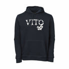 Vito Oliva Hanging Logo Hoodie - Navy - Escape Menswear
