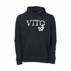 Vito Oliva Hanging Logo Hoodie - Navy - Escape Menswear