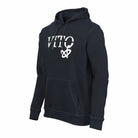 Vito Oliva Hanging Logo Hoodie - Navy - Escape Menswear