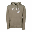 Vito Oliva Hanging Logo Hoodie - Stone - Escape Menswear