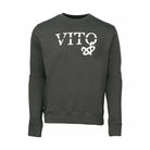 Vito Oliva Hanging Logo Sweatshirt - Grey - Escape Menswear