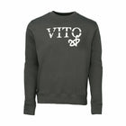 Vito Oliva Hanging Logo Sweatshirt - Grey - Escape Menswear