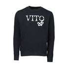 Vito Oliva Hanging Logo Sweatshirt - Navy - Escape Menswear