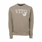 Vito Oliva Hanging Logo Sweatshirt - Stone - Escape Menswear