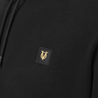 Vito Oliva Logo Patch Hoodie - Black - Escape Menswear