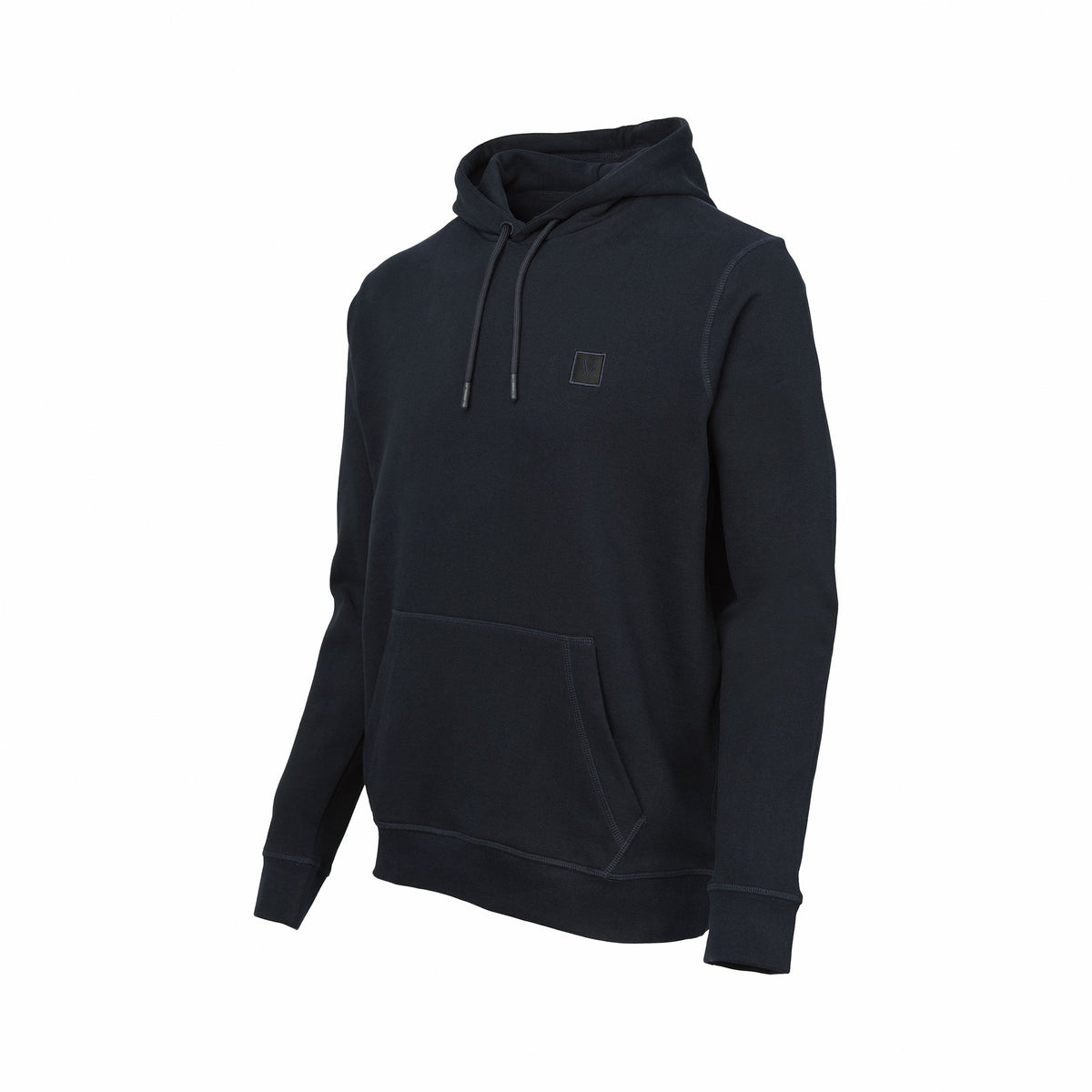 Vito Oliva Logo Patch Hoodie - Navy - Escape Menswear