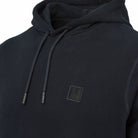 Vito Oliva Logo Patch Hoodie - Navy - Escape Menswear