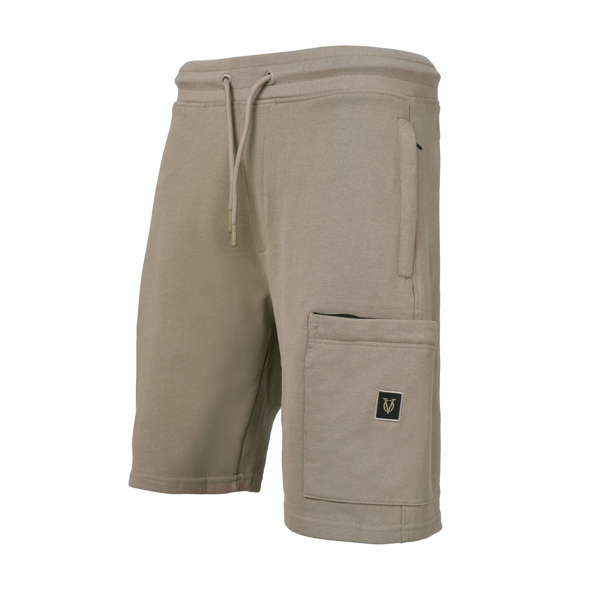 Vito Oliva Logo Patch Short - Stone - Escape Menswear