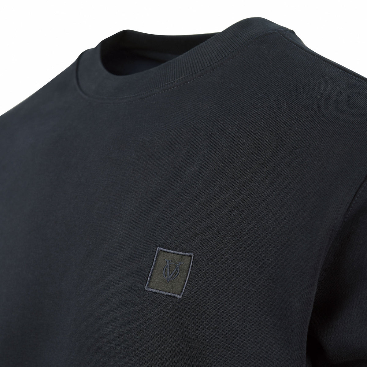 Vito Oliva Logo Patch Sweatshirt - Grey - Escape Menswear