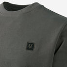 Vito Oliva Logo Patch Sweatshirt - Stone - Escape Menswear