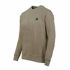 Vito Oliva Logo Patch Sweatshirt - Stone - Escape Menswear