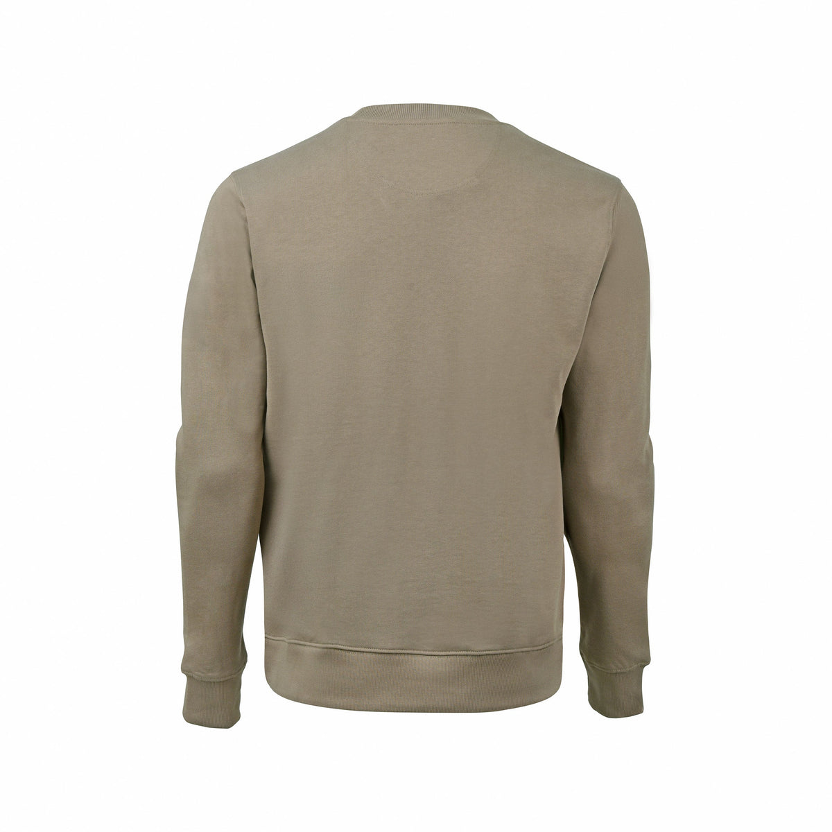 Vito Oliva Logo Patch Sweatshirt - Stone - Escape Menswear
