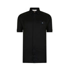 Vivienne Westwood ORB Short Sleeve Shirt - 900 Black - Escape Menswear