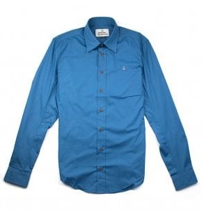 Vivienne Westwood OXWRP Shirt - 505 Blue - Escape Menswear