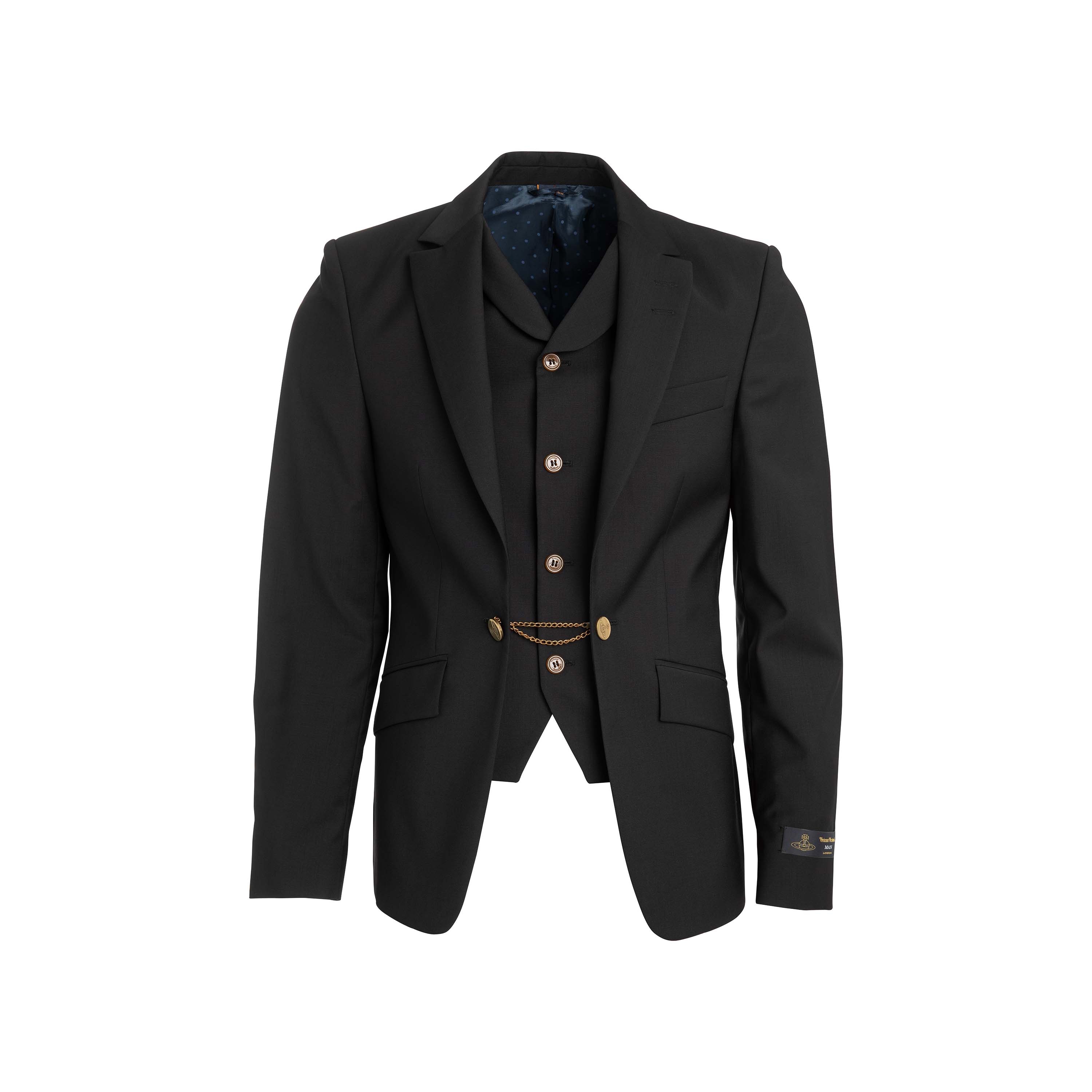Vivienne Westwood Waistcoat Blazer - Black - Escape Menswear