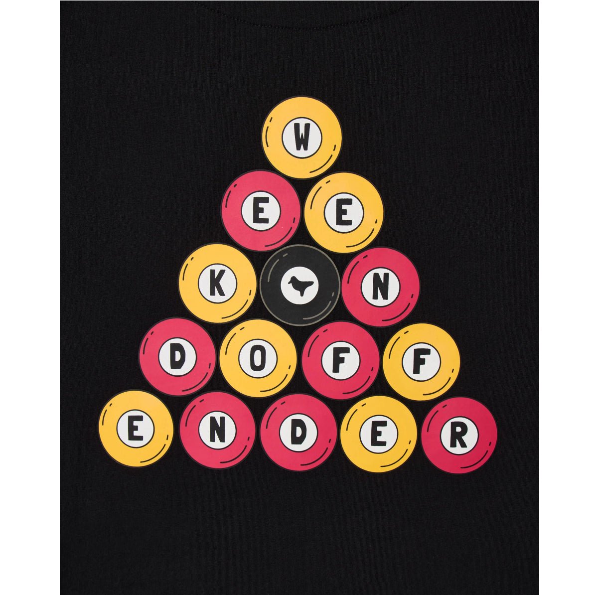 Weekend Offender 8 Ball Graphic T-Shirt - Black - Escape Menswear