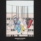 Weekend Offender Battle Lines T-Shirt - Black - Escape Menswear