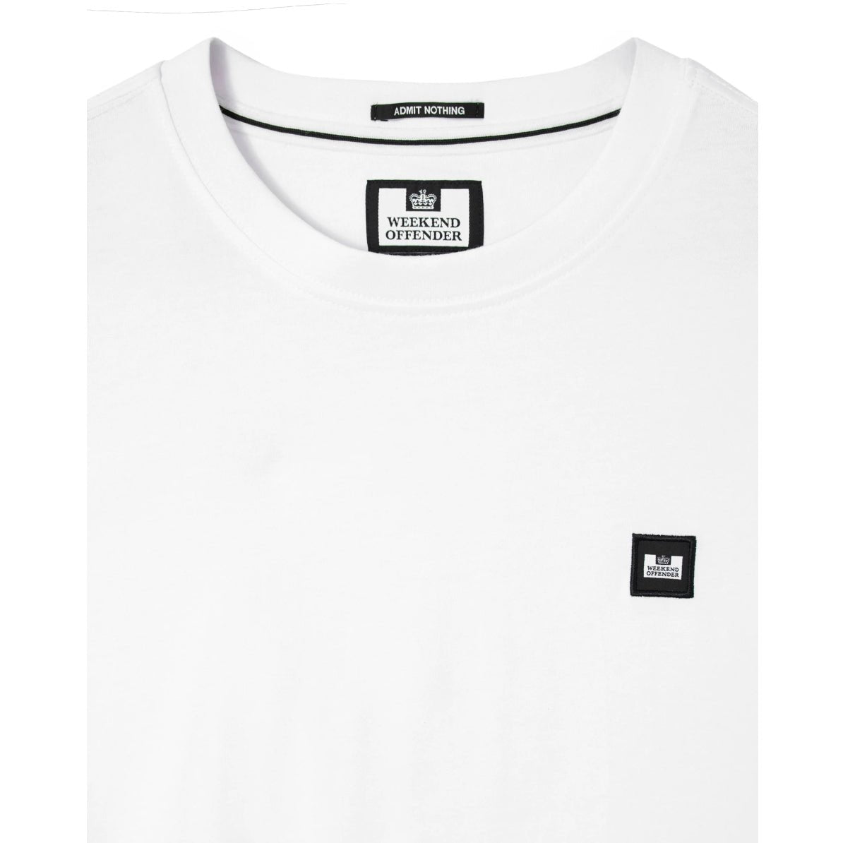 Weekend Offender Brooklands T-Shirt - White - Escape Menswear
