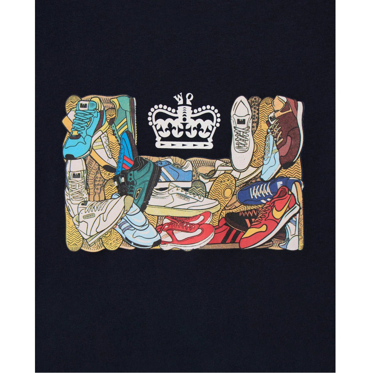 Weekend Offender D'Arblay Graphic T-Shirt - Navy - Escape Menswear