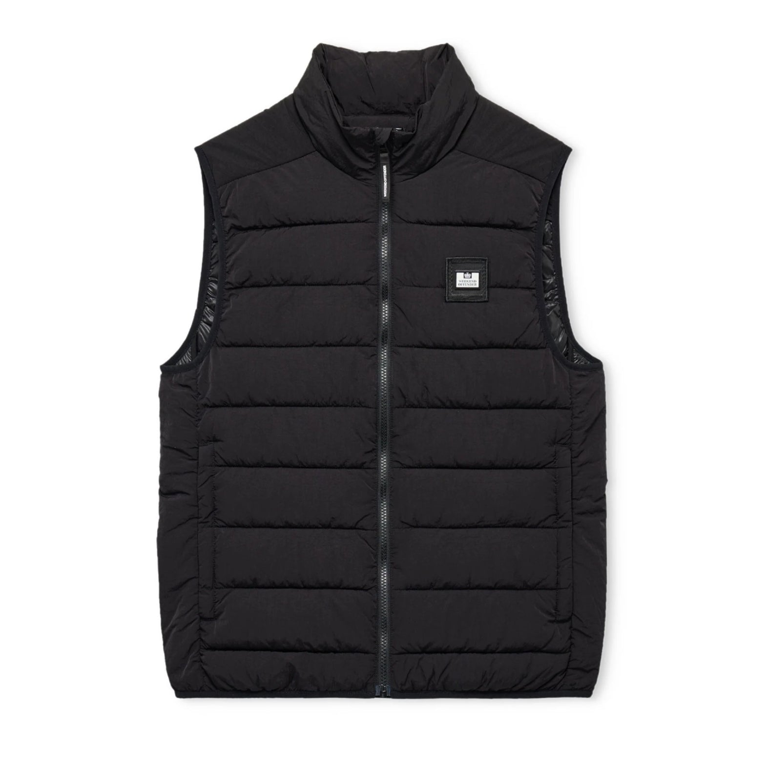 Weekend Offender Gacha Padded Gilet - Black - Escape Menswear