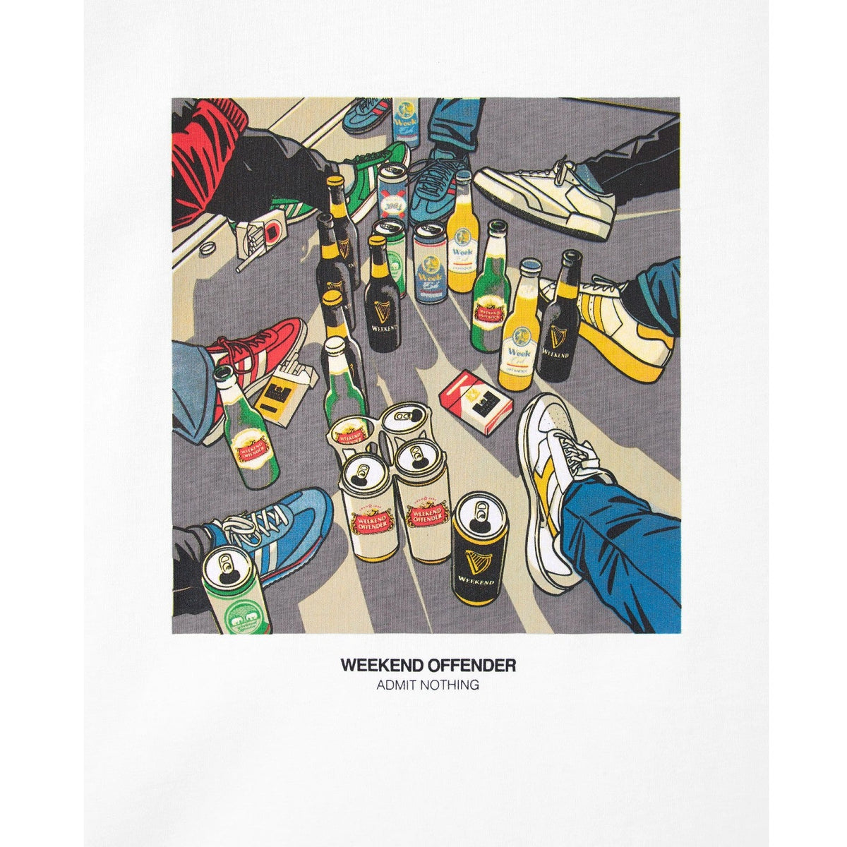 Weekend Offender Imbibo Graphic T-Shirt - Black - Escape Menswear