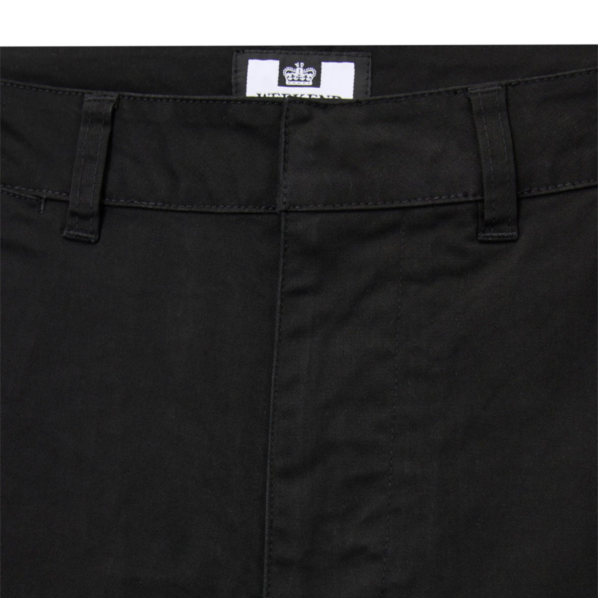 Weekend Offender Ivan Chino Shorts - Black - Escape Menswear