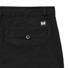 Weekend Offender Ivan Chino Shorts - Black - Escape Menswear