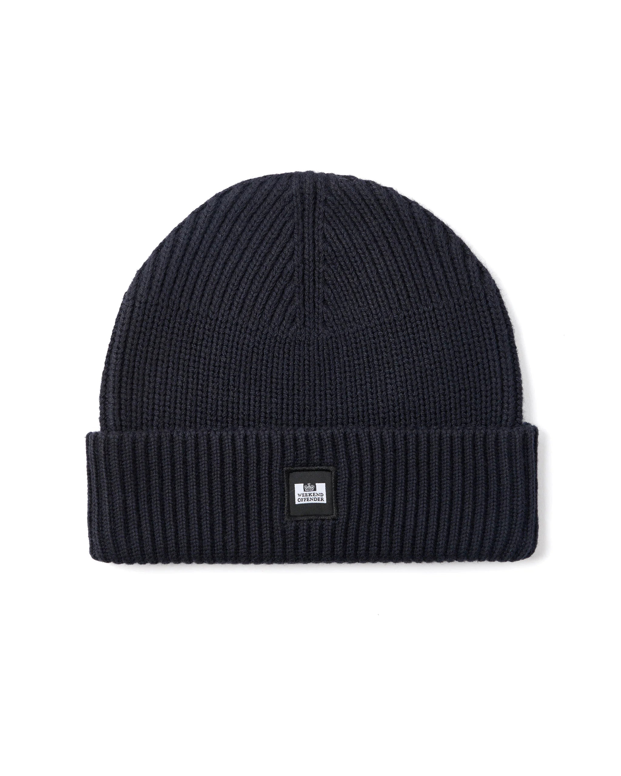 Weekend Offender Kettama Rib Knit Beanie - Navy - Escape Menswear