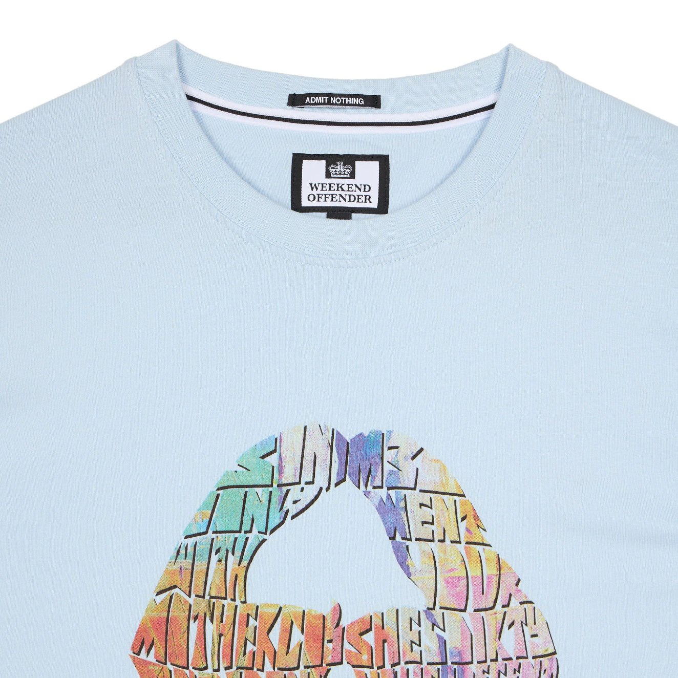 Weekend Offender Kinky Afro T-Shirt - Ocean Wave - Escape Menswear