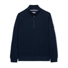 Weekend Offender Kraviz 1/4 Zip Sweatshirt - Navy - Escape Menswear