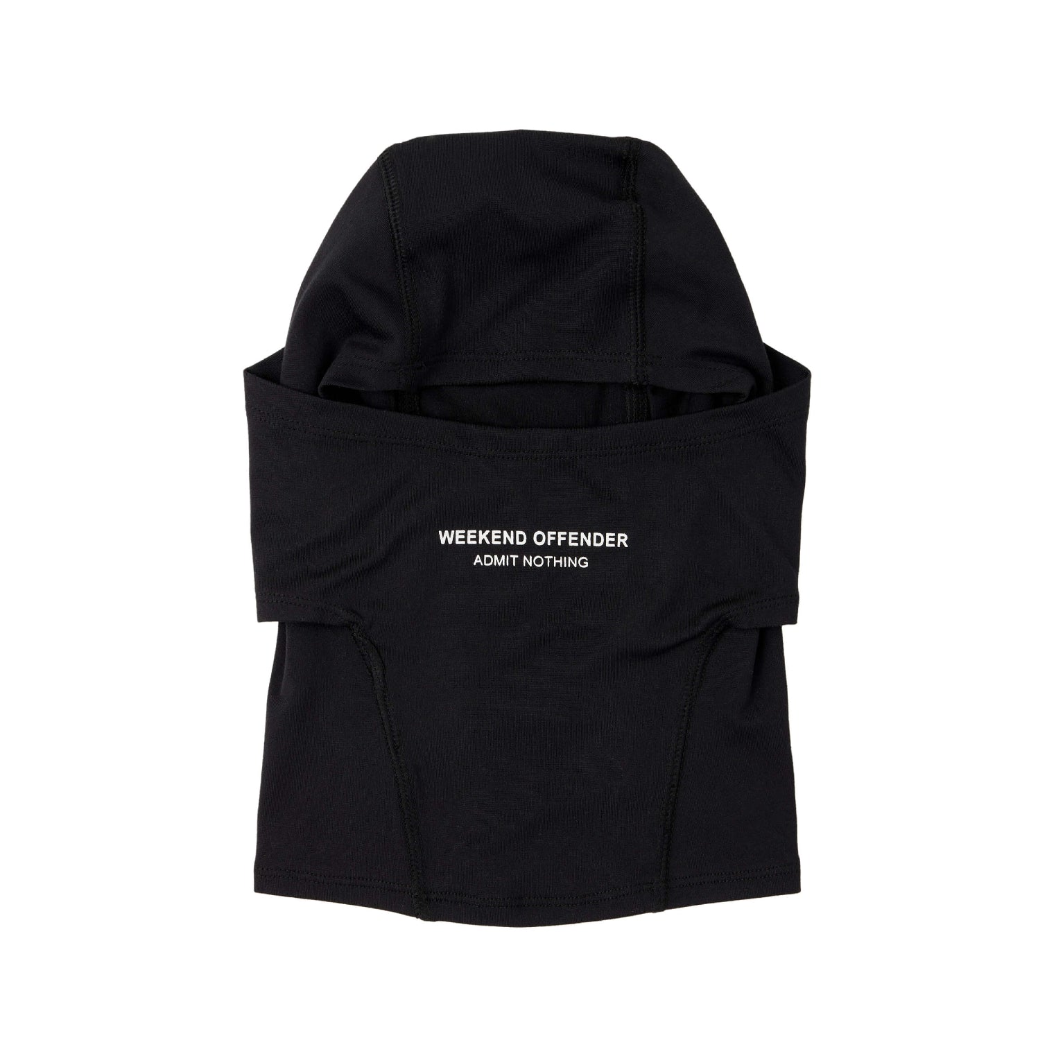 Weekend Offender Lightweight Balaclava - Black - Escape Menswear