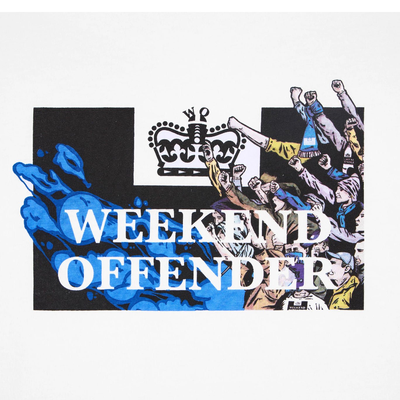 Weekend Offender Molazza T-Shirt - White - Escape Menswear