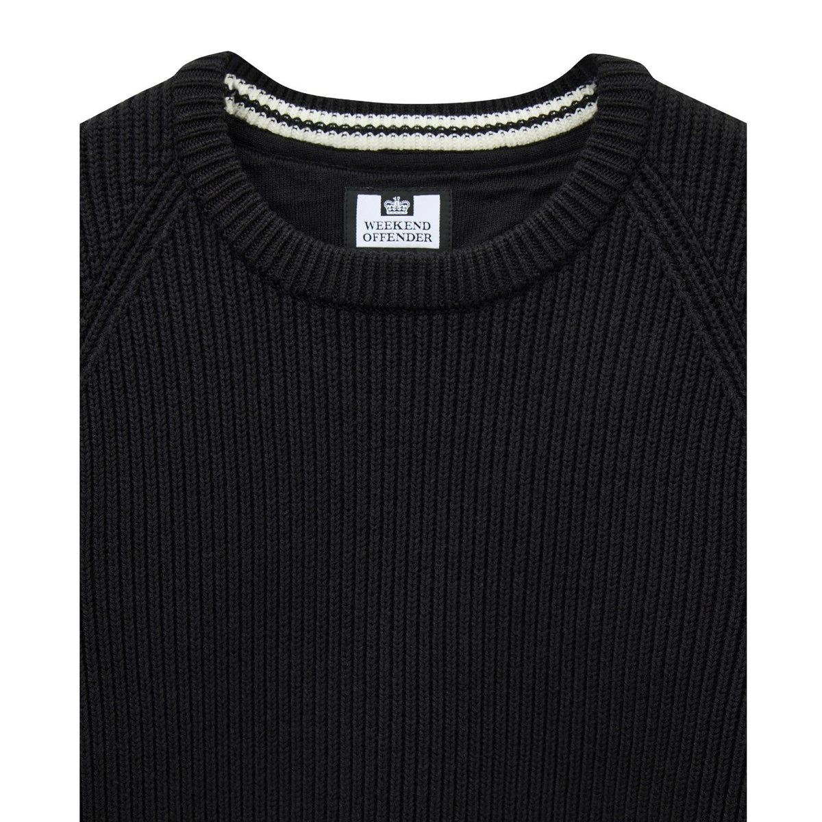 Weekend Offender Morello Jumper - Black - Escape Menswear