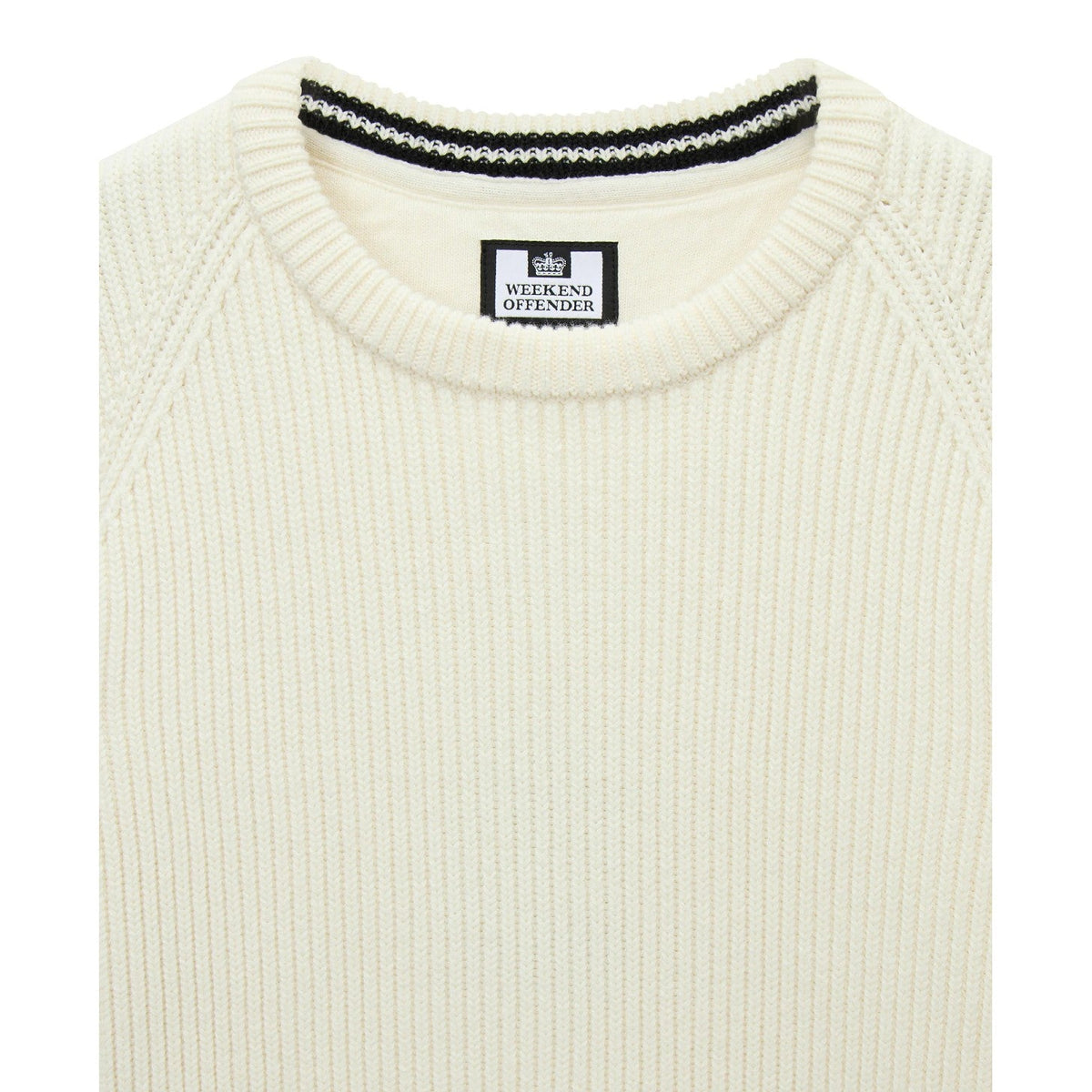 Weekend Offender Morello Jumper - Ivory - Escape Menswear
