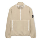 Weekend Offender Stanier Sherpa Fleece Sweatshirt - Calcium - Escape Menswear