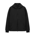 Weekend Offender Stipe Softshell Jacket - Black - Escape Menswear