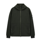 Weekend Offender Stipe Softshell Jacket - Black Forest Green - Escape Menswear