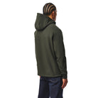Weekend Offender Stipe Softshell Jacket - Black Forest Green - Escape Menswear