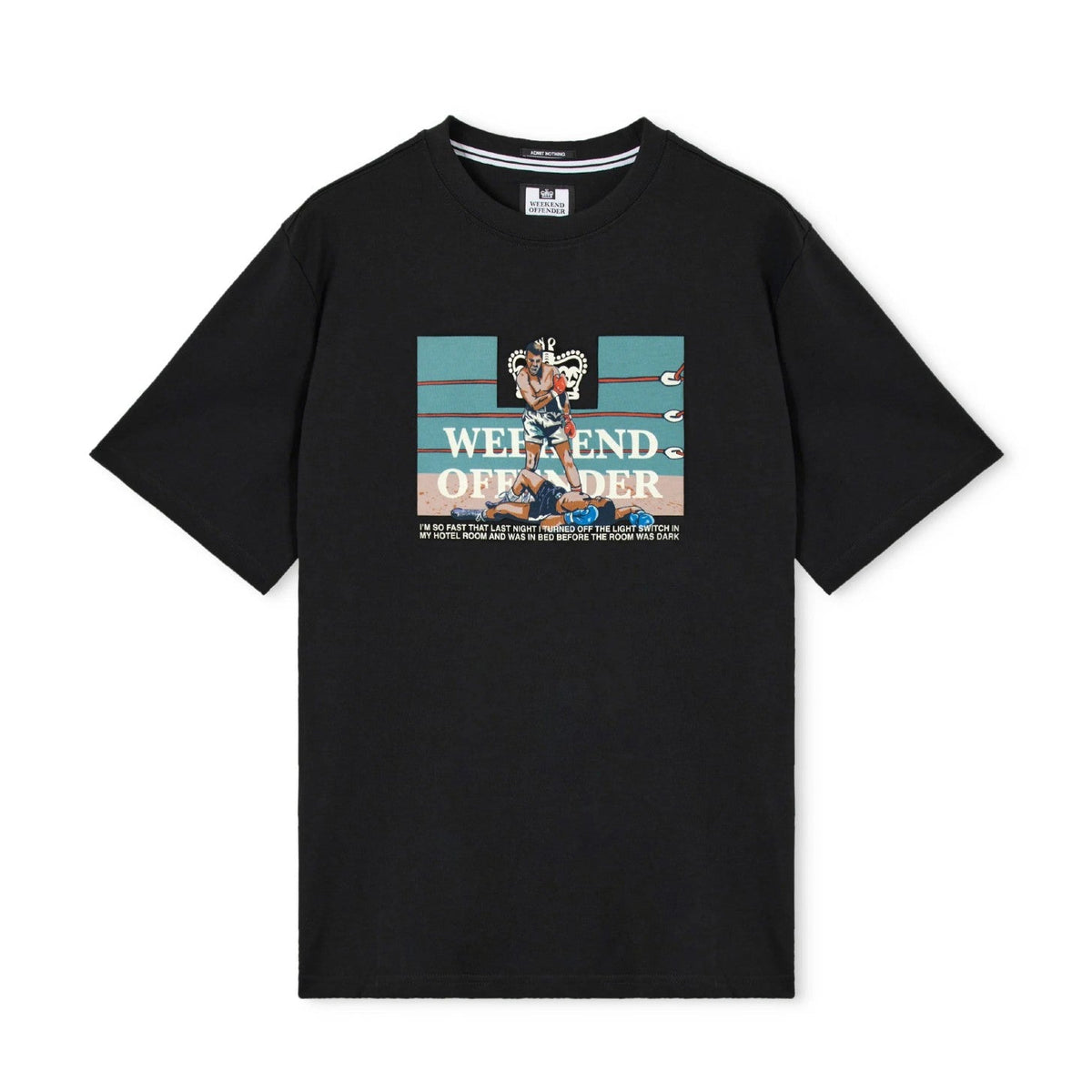 Weekend Offender Summus Graphic T-Shirt - Black - Escape Menswear