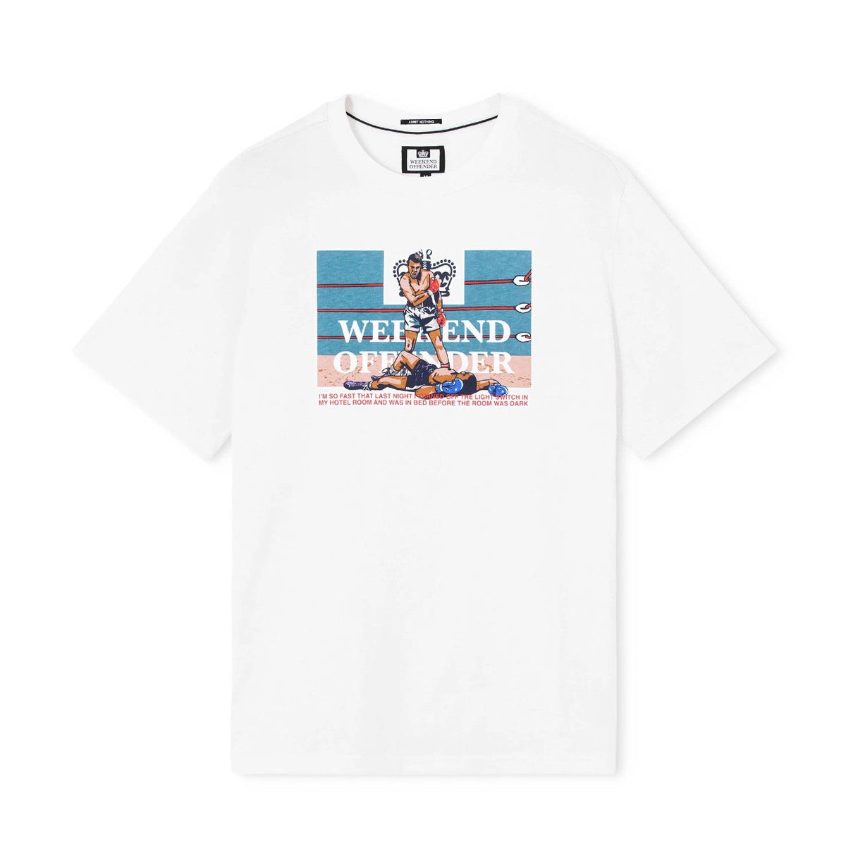 Weekend Offender Summus Graphic T-Shirt - White - Escape Menswear