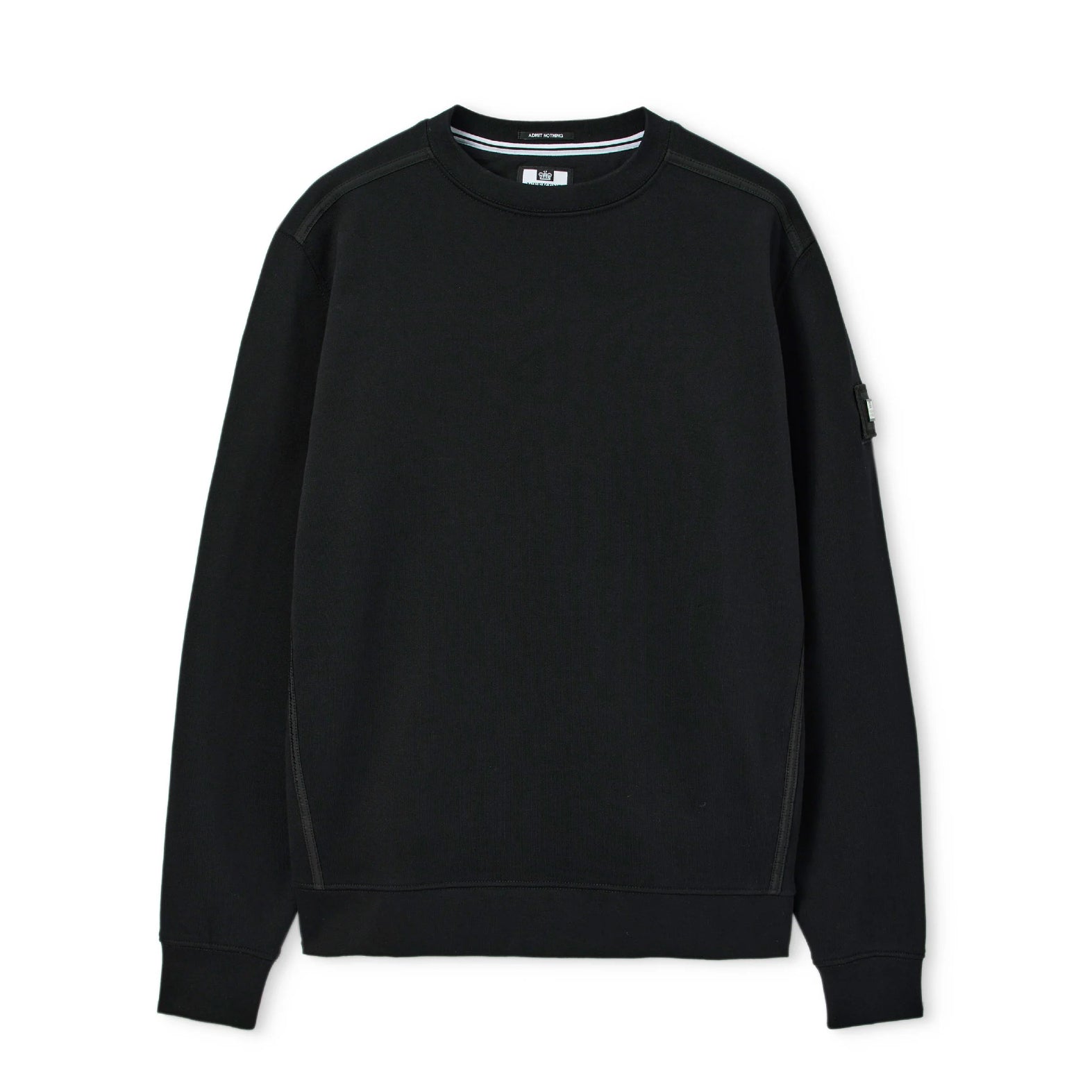 Weekend Offender Thunder Sweatshirt - Black - Escape Menswear