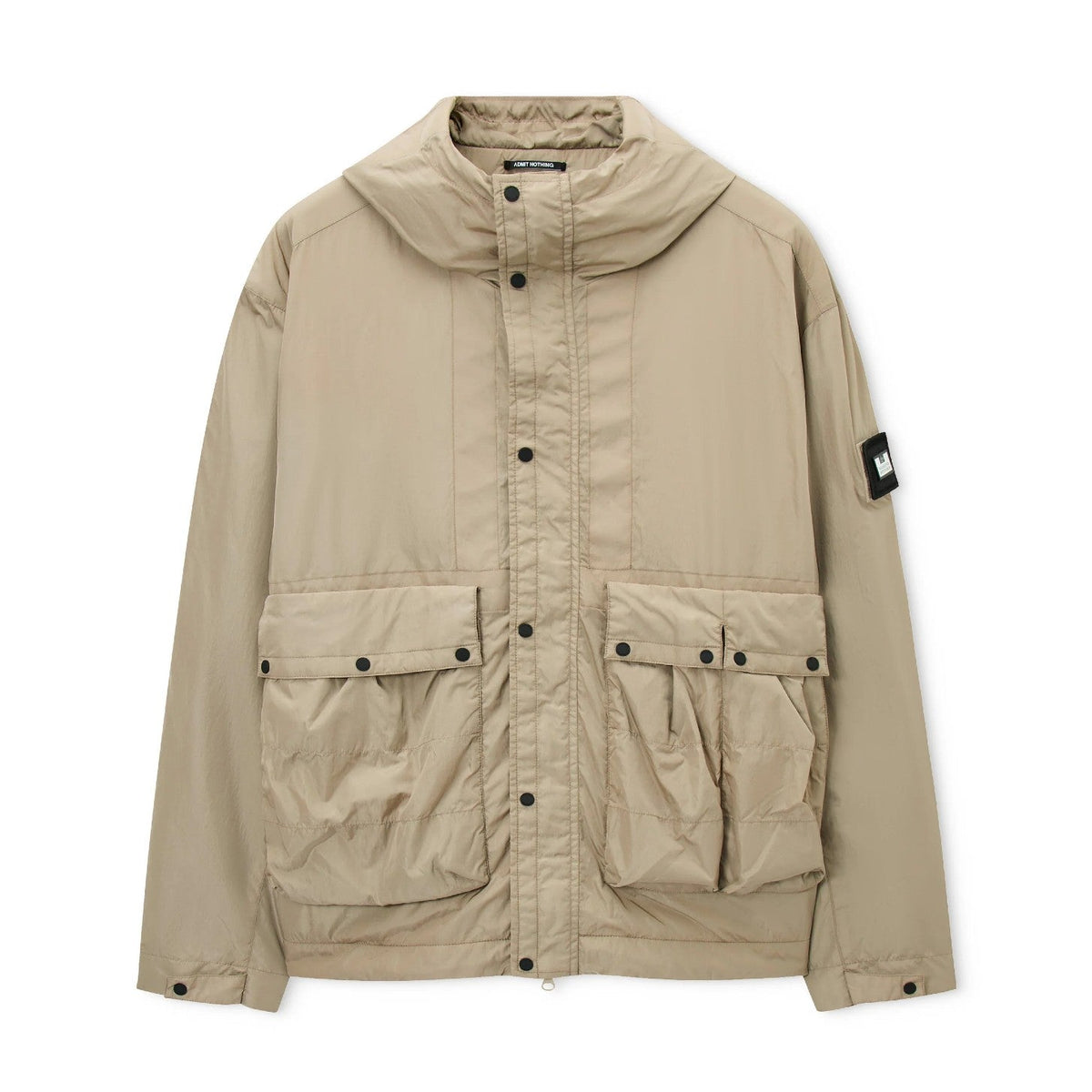 Weekend Offender Tralee Windbreaker Jacket - Rock - Escape Menswear