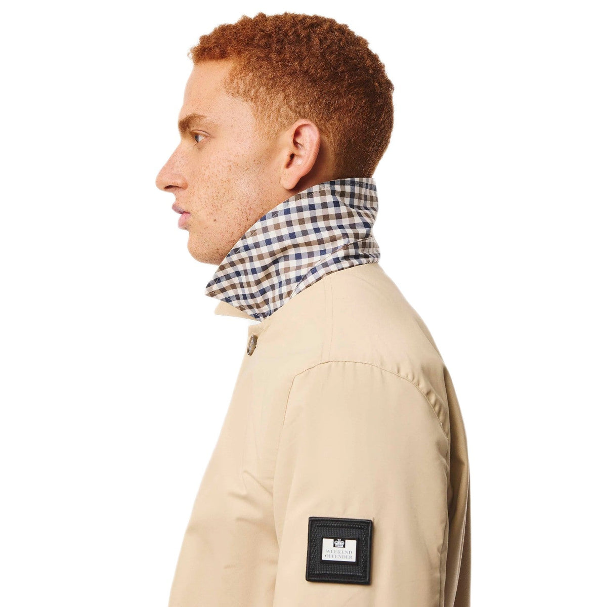 Weekend Offender Whitehouse Mac Jacket - Stone - Escape Menswear