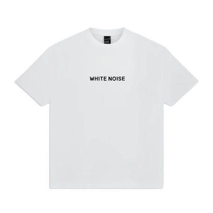White Noise Basic Logo T-Shirt - 100 White - Escape Menswear