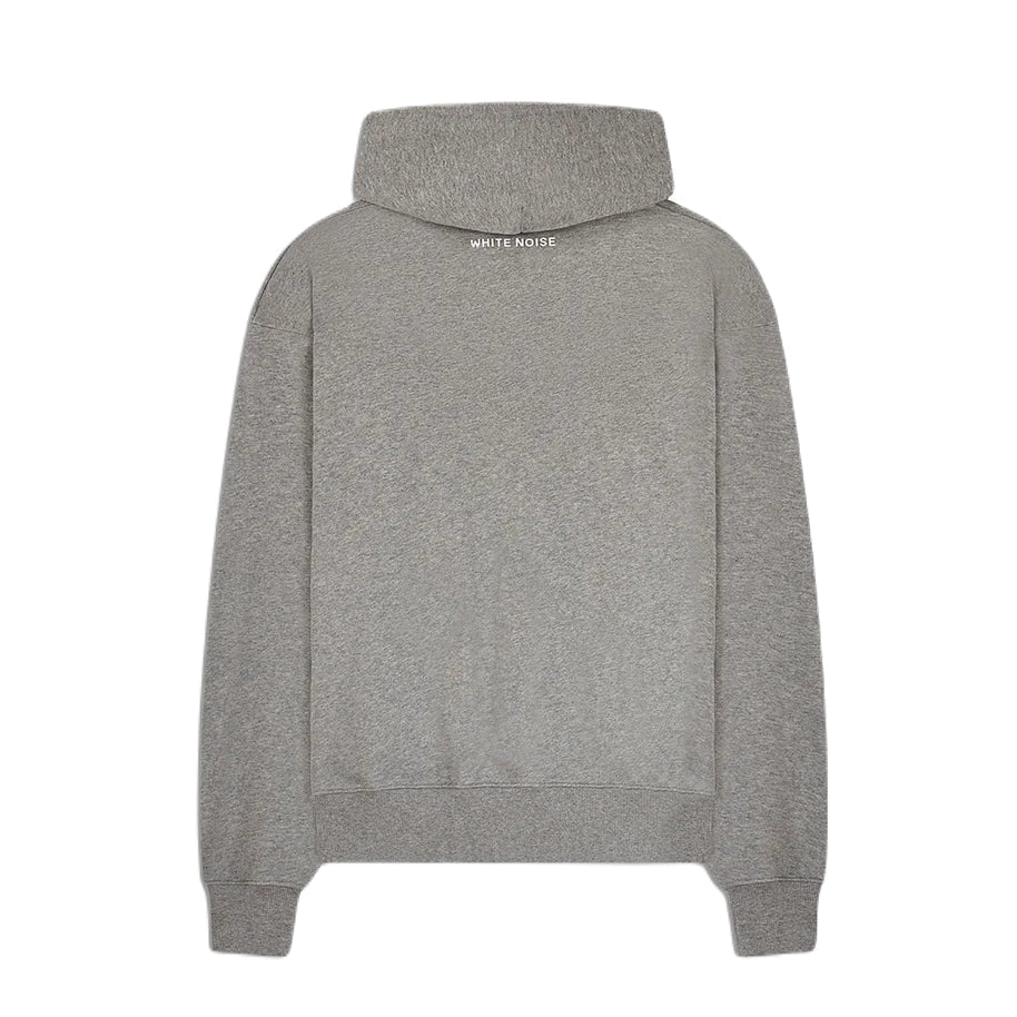 White Noise Box Logo Hoodie - 050 Grey - Escape Menswear