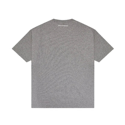 White Noise Box Logo T-Shirt - 050 Grey - Escape Menswear