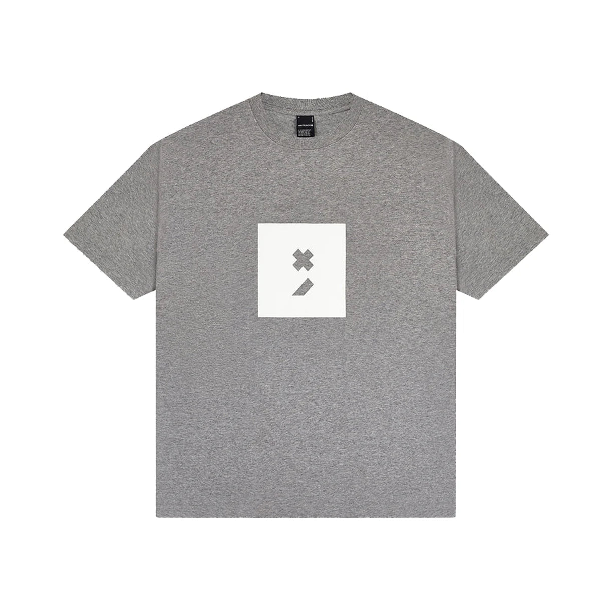 White Noise Box Logo T-Shirt - 050 Grey - Escape Menswear