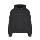 White Noise Chest Logo Hoodie - 900 Black - Escape Menswear