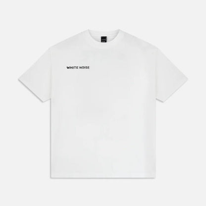 White Noise Graphic T-Shirt - 100 White - Escape Menswear